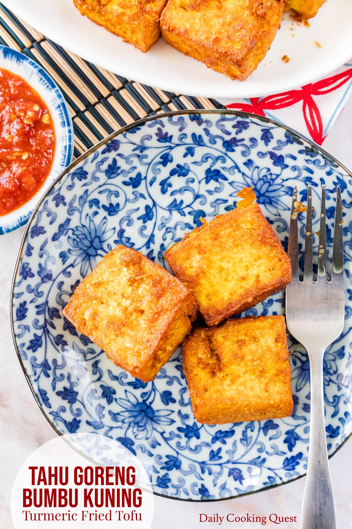 Tahu Goreng Lezat dengan Bumbu Kuning yang Menggugah Selera