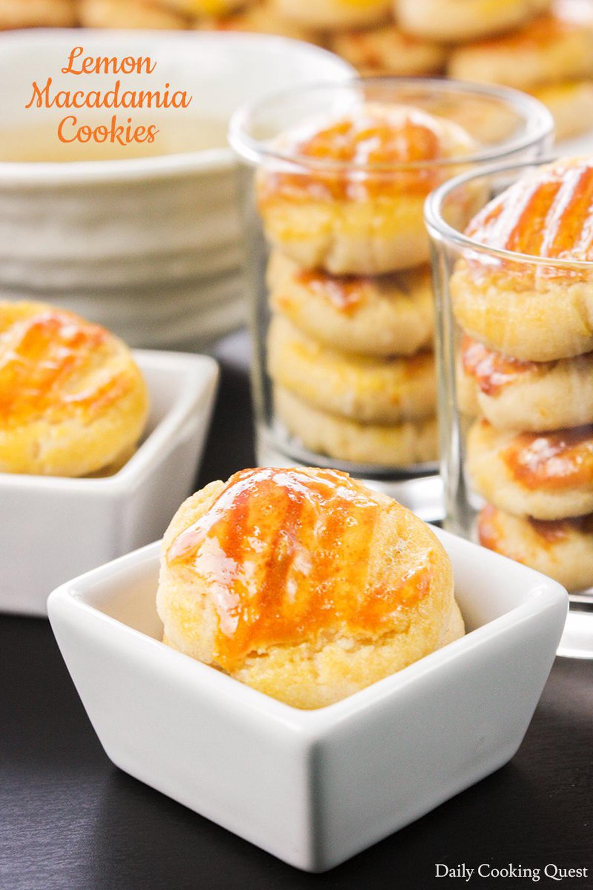 Kue Lemon Macadamia yang Segar dan Lezat